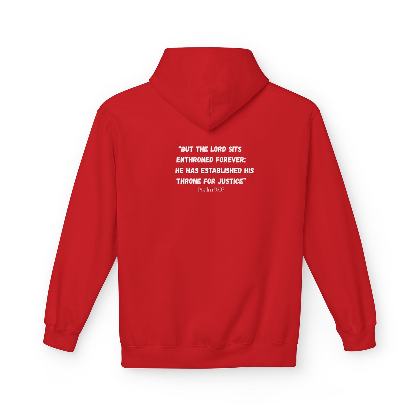 Alaska Area Code Hoodie - Fleece Hoodie Psalm 9:07