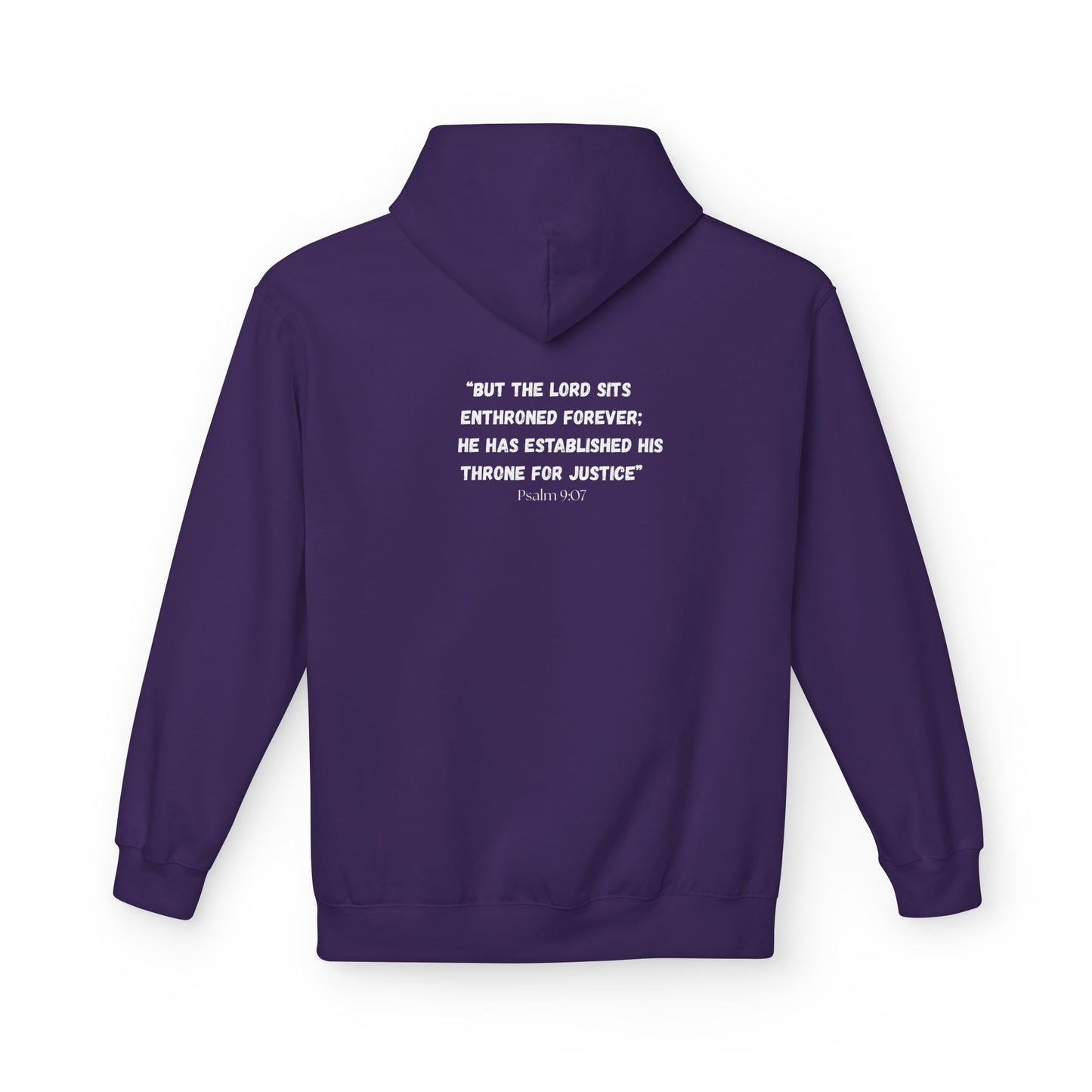 Alaska Area Code Hoodie - Fleece Hoodie Psalm 9:07
