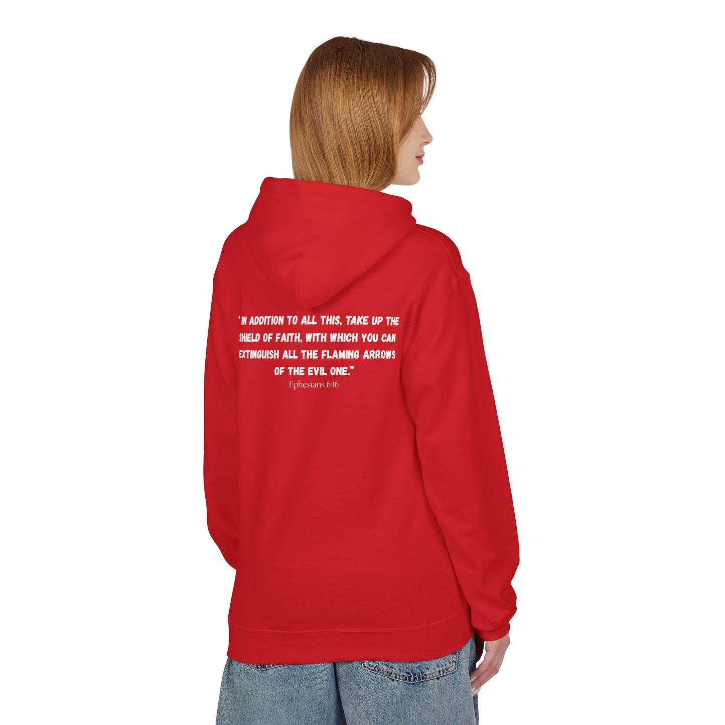 Grand Rapids MI Area Code Hoodie - Fleece Hoodie Ephesians 6:16