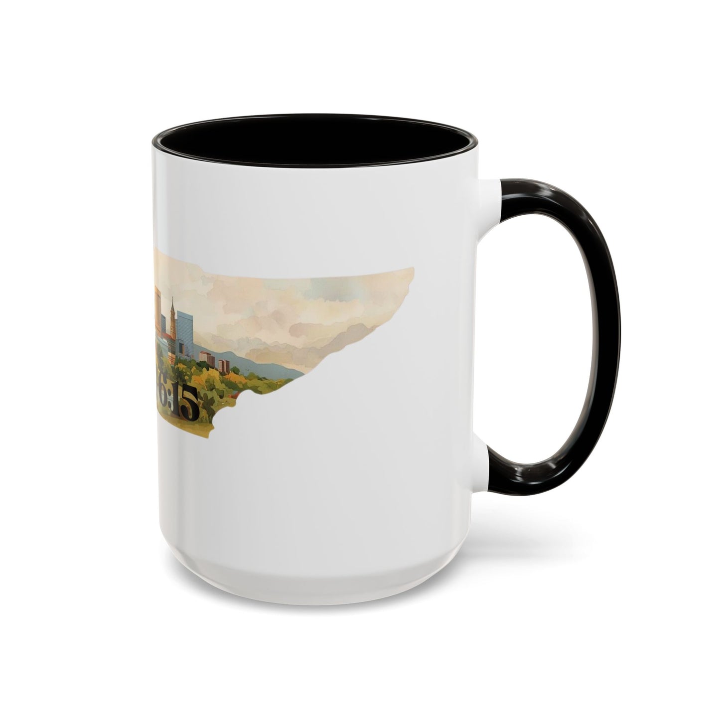 Nashville TN Area Code Mug, Matthew 6:15