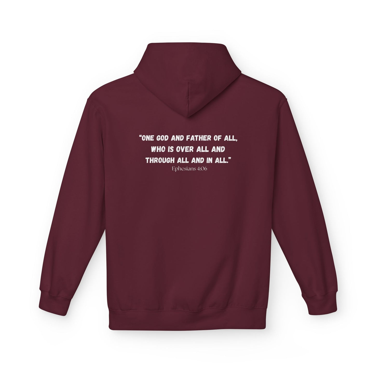Montana Area Code Hoodie - Fleece Hoodie Ephesians 4:06