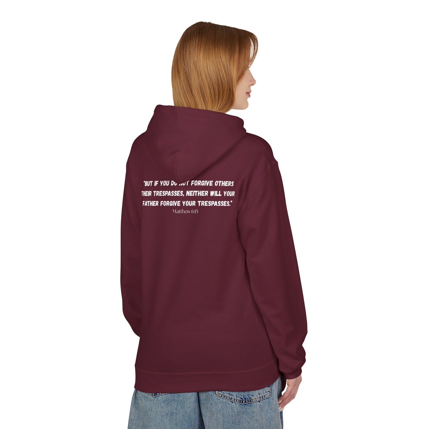 Nashville TN Area Code Hoodie - Fleece Hoodie Matthew 6:15