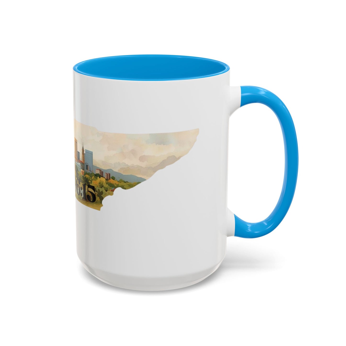 Nashville TN Area Code Mug, Matthew 6:15