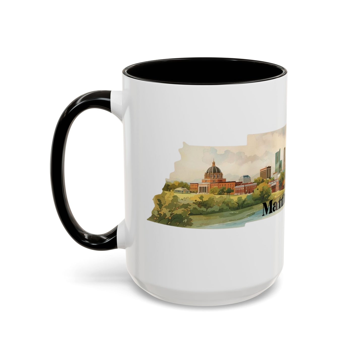 Nashville TN Area Code Mug, Matthew 6:15