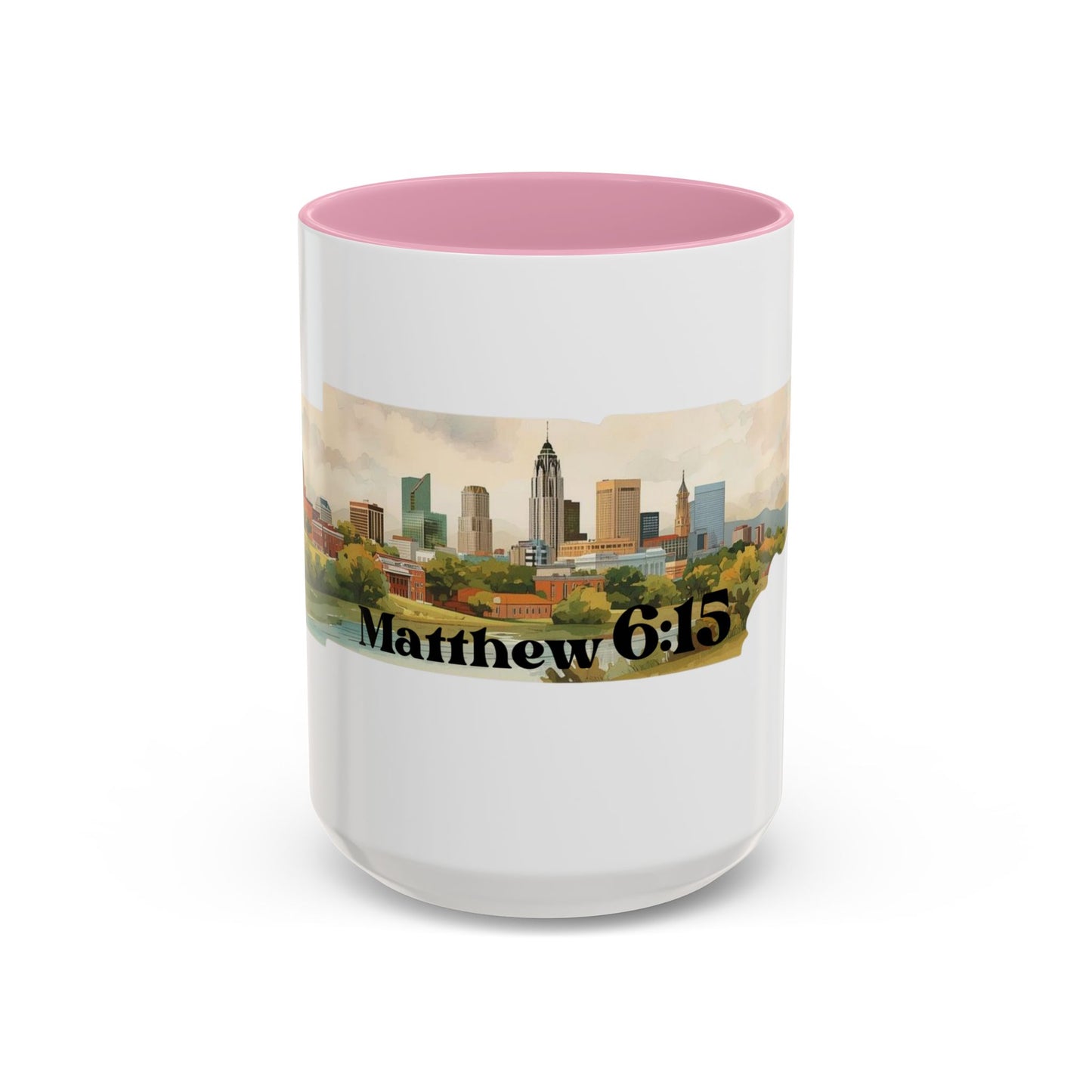 Nashville TN Area Code Mug, Matthew 6:15