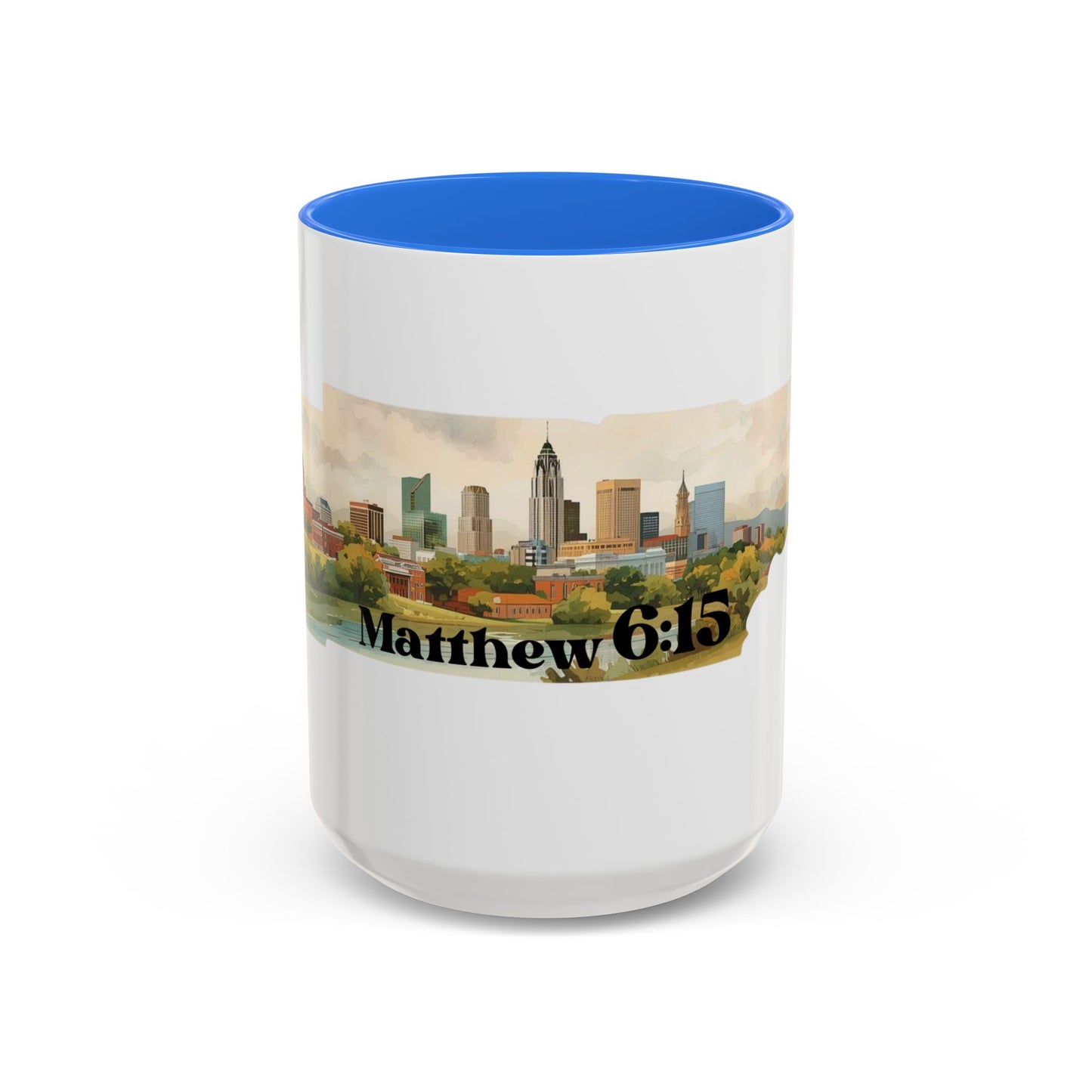Nashville TN Area Code Mug, Matthew 6:15