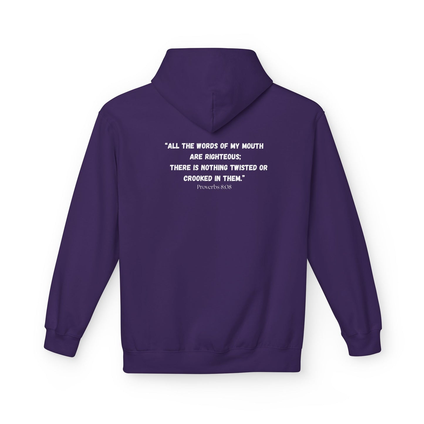 Hawaii Area Code Hoodie - Fleece Hoodie Proverbs 8:08
