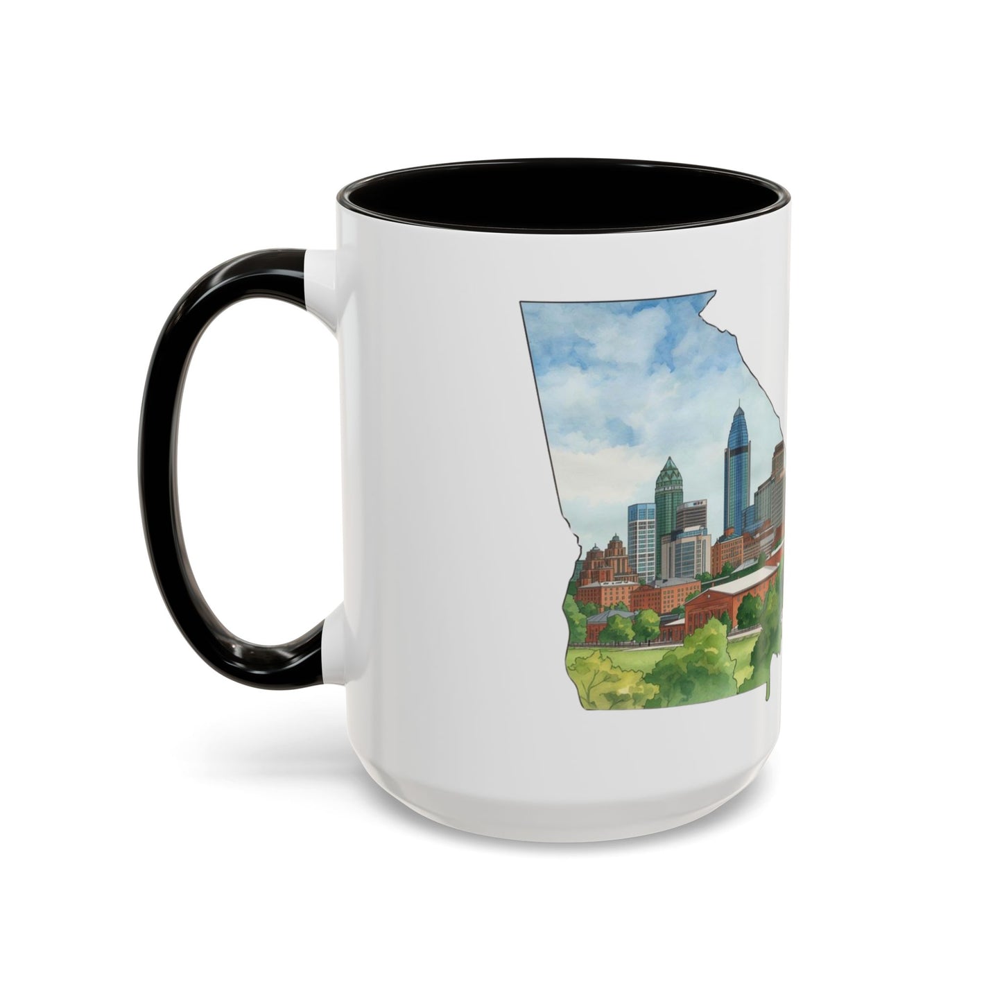 Atlanta Has My Heart Mug — Colorful Ceramic Coffee Cup (11oz, 15oz)