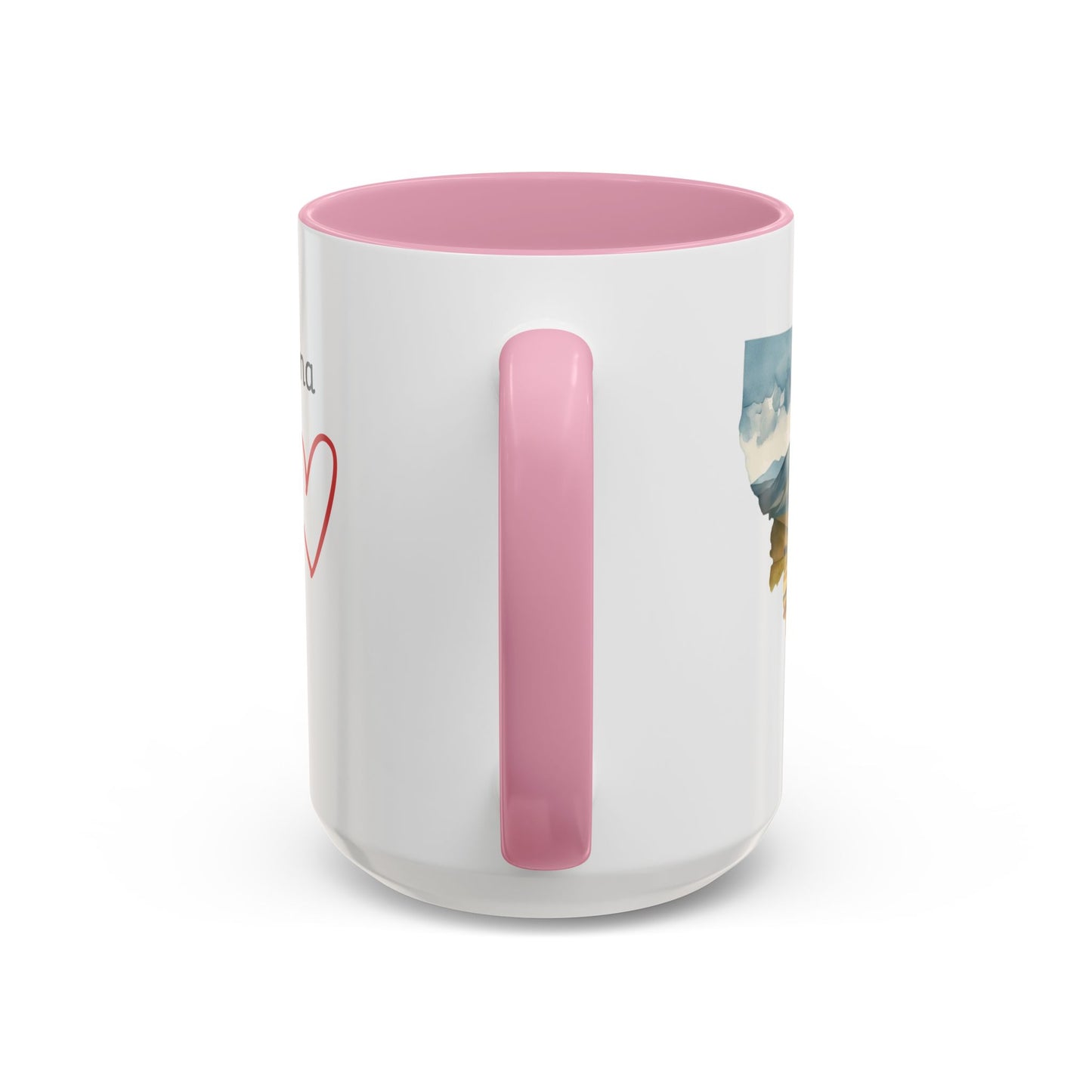 Montana Has My Heart Mug — Colorful Ceramic Coffee Cup (11oz, 15oz)