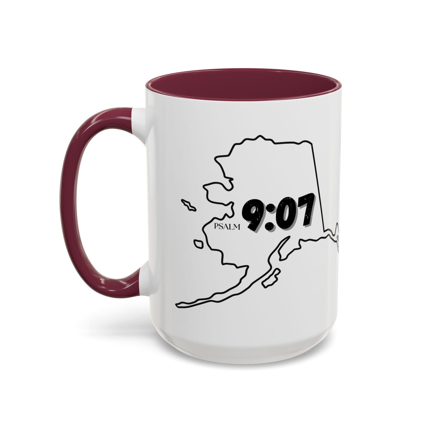 Alaska Area Code Mug, Psalm 9:07