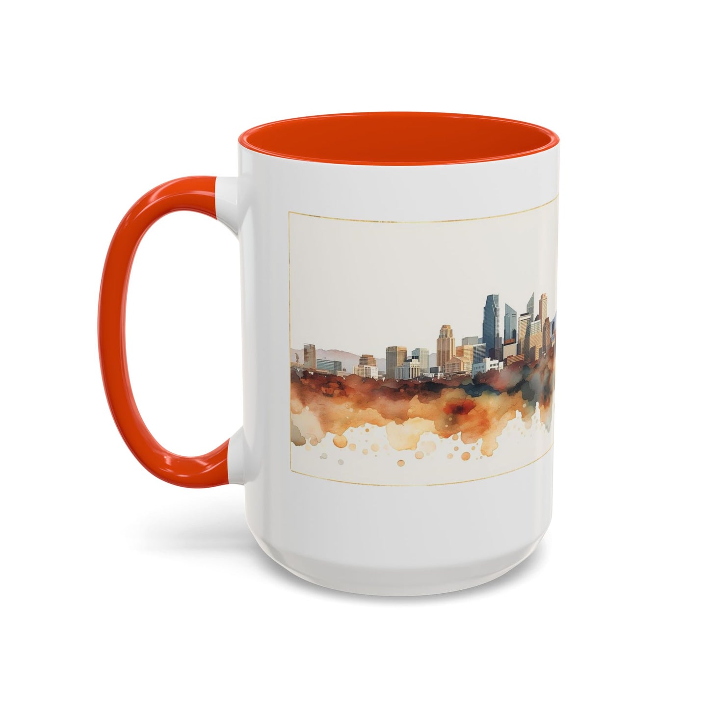 Denver Has My Heart Mug — Colorful Ceramic Coffee Cup (11oz, 15oz)