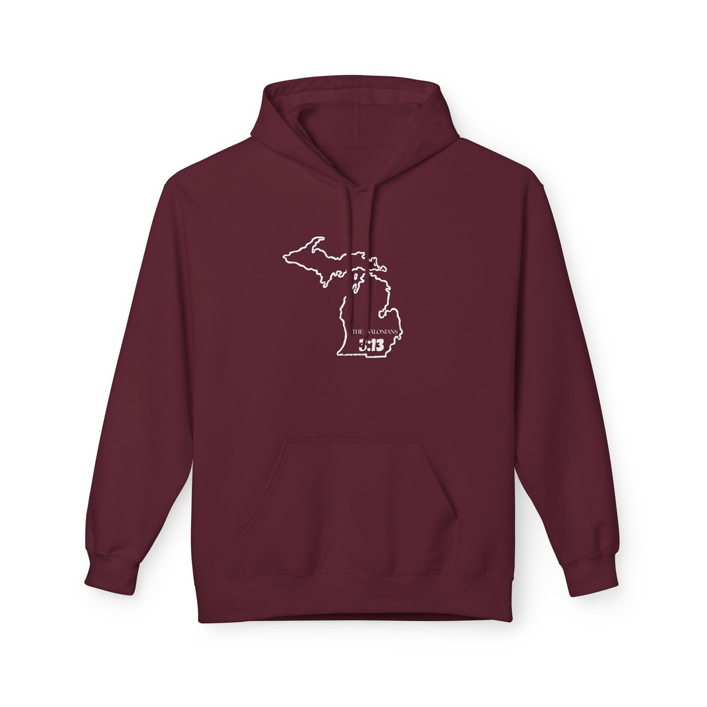 Detroit MI Area Code Hoodie - Fleece Hoodie 2 Thessalonians 3:13