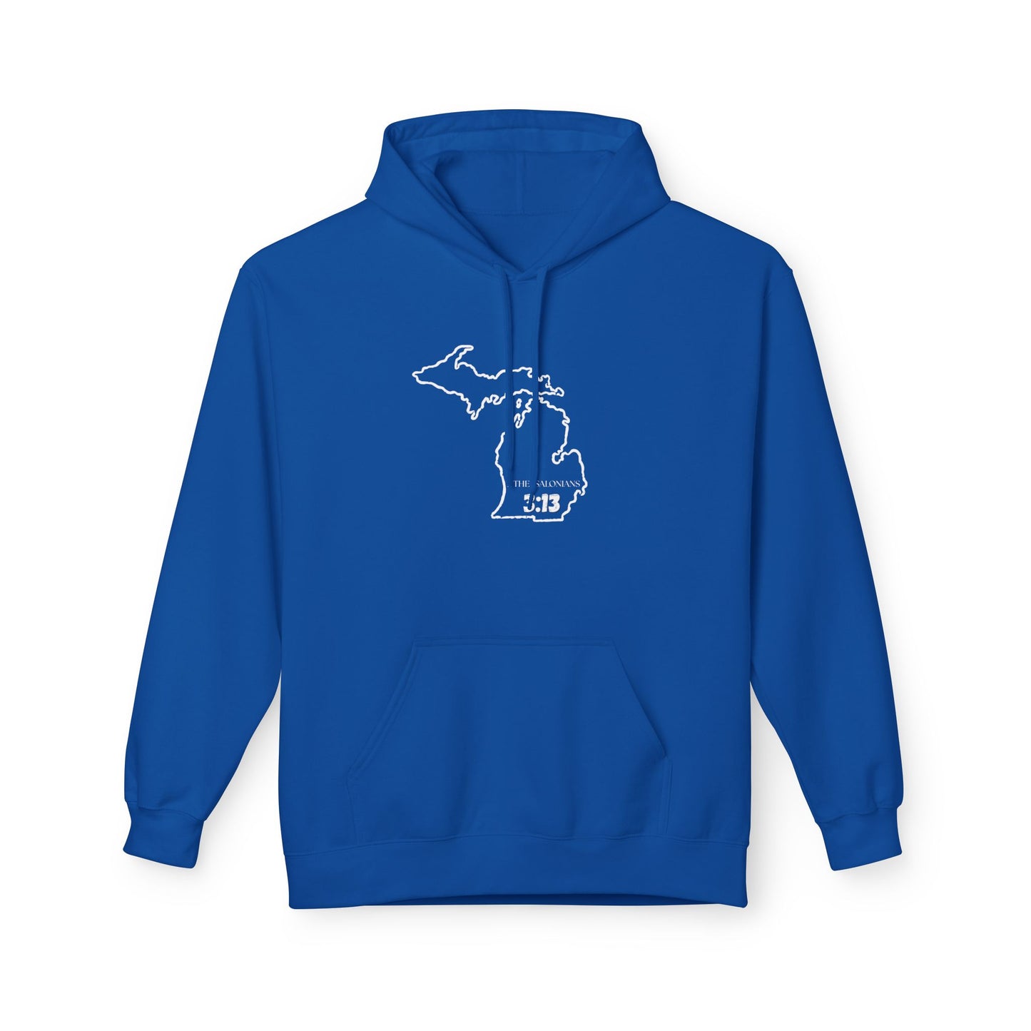 Detroit MI Area Code Hoodie - Fleece Hoodie 2 Thessalonians 3:13