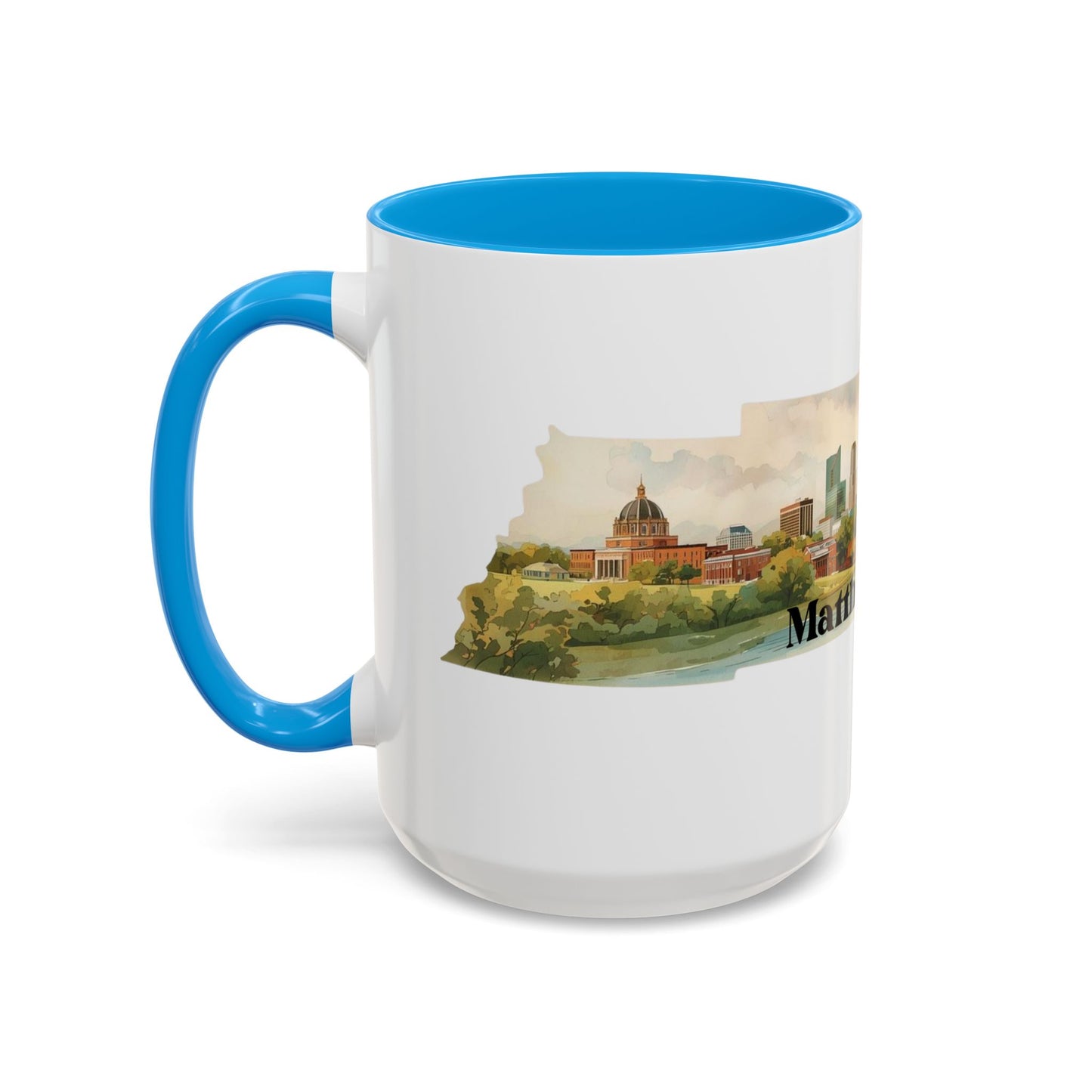 Nashville TN Area Code Mug, Matthew 6:15