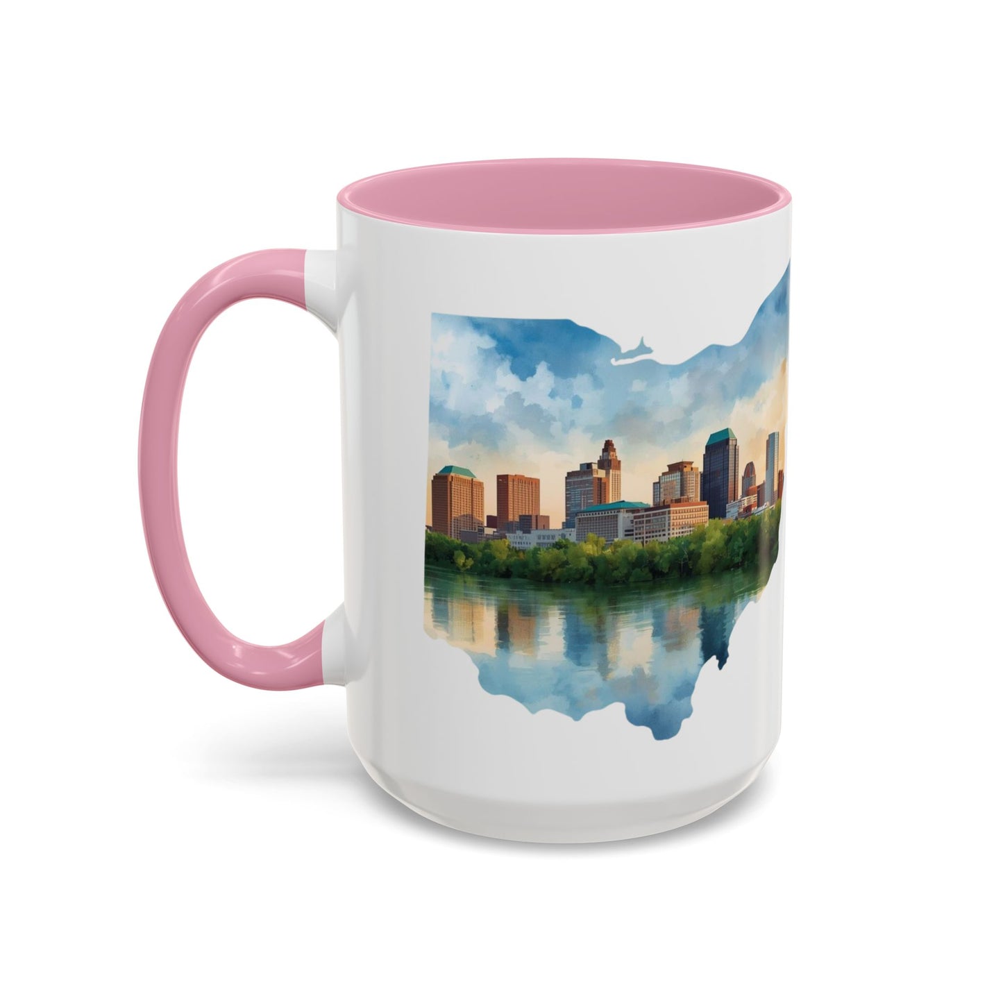 Cleveland Has My Heart Mug — Colorful Ceramic Coffee Mug (11oz & 15oz)