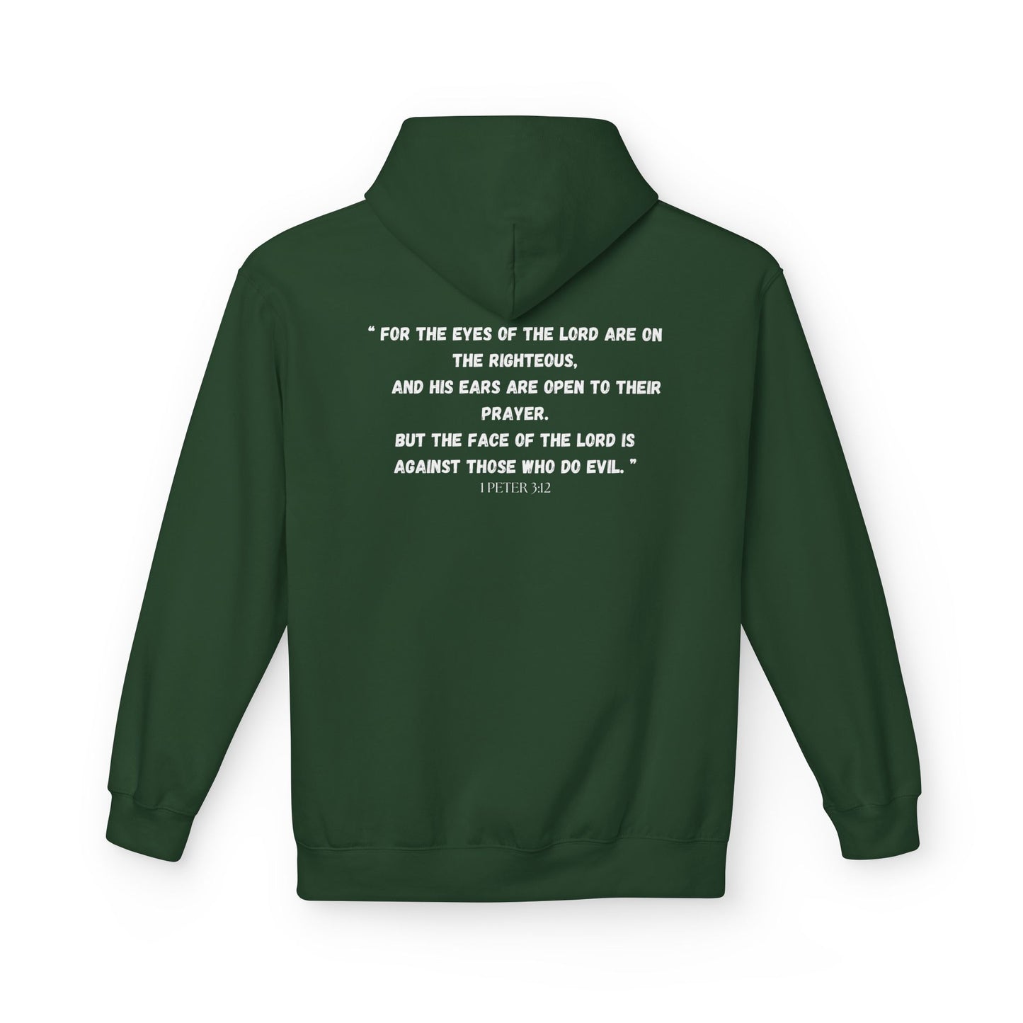 Chicago Area Code Hoodie - Fleece Hoodie 1 Peter 3:12