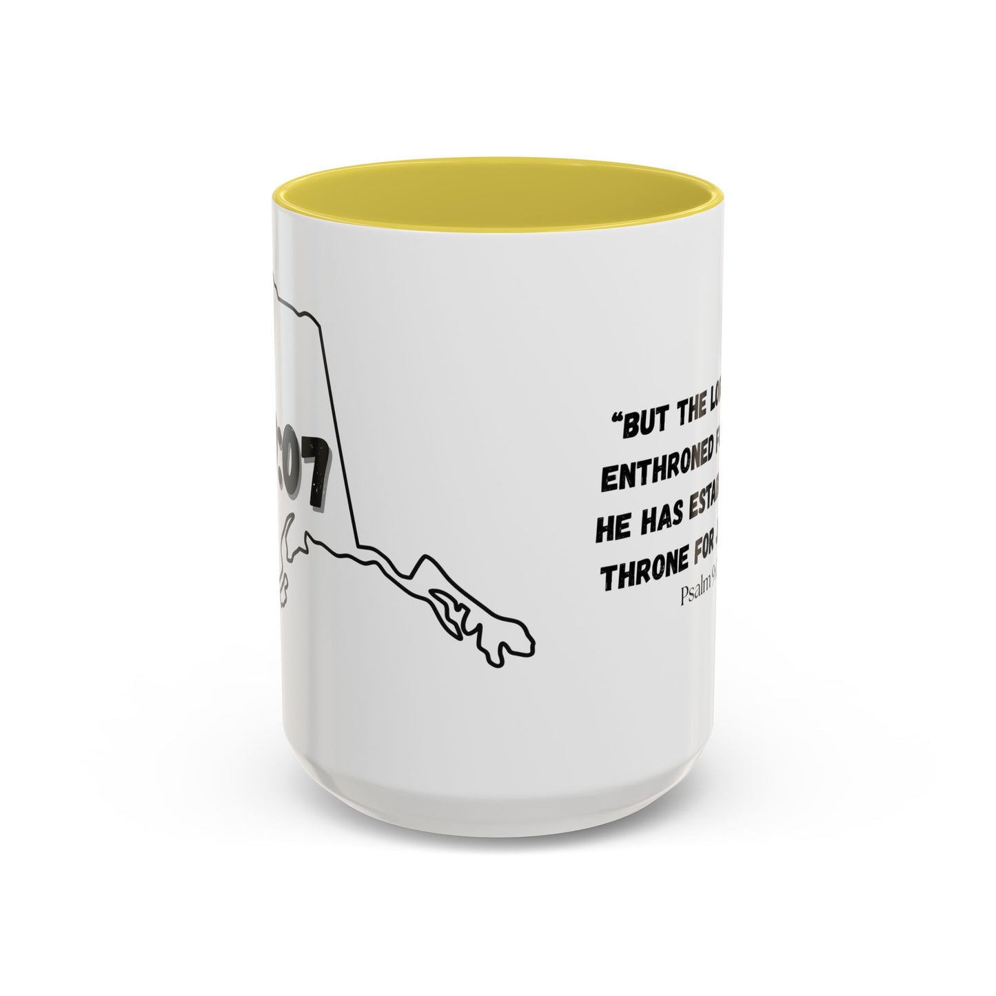 Alaska Area Code Mug, Psalm 9:07