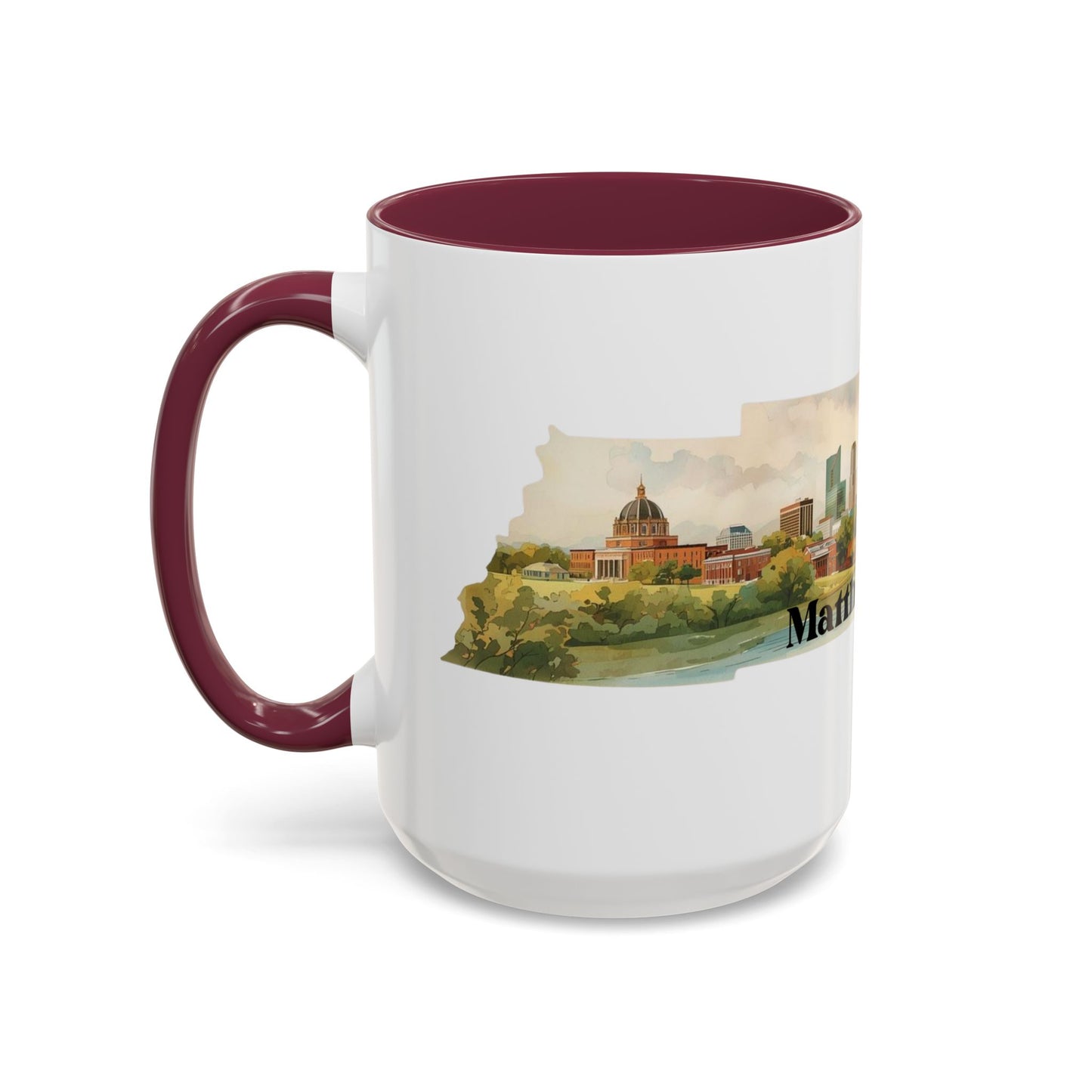 Nashville TN Area Code Mug, Matthew 6:15