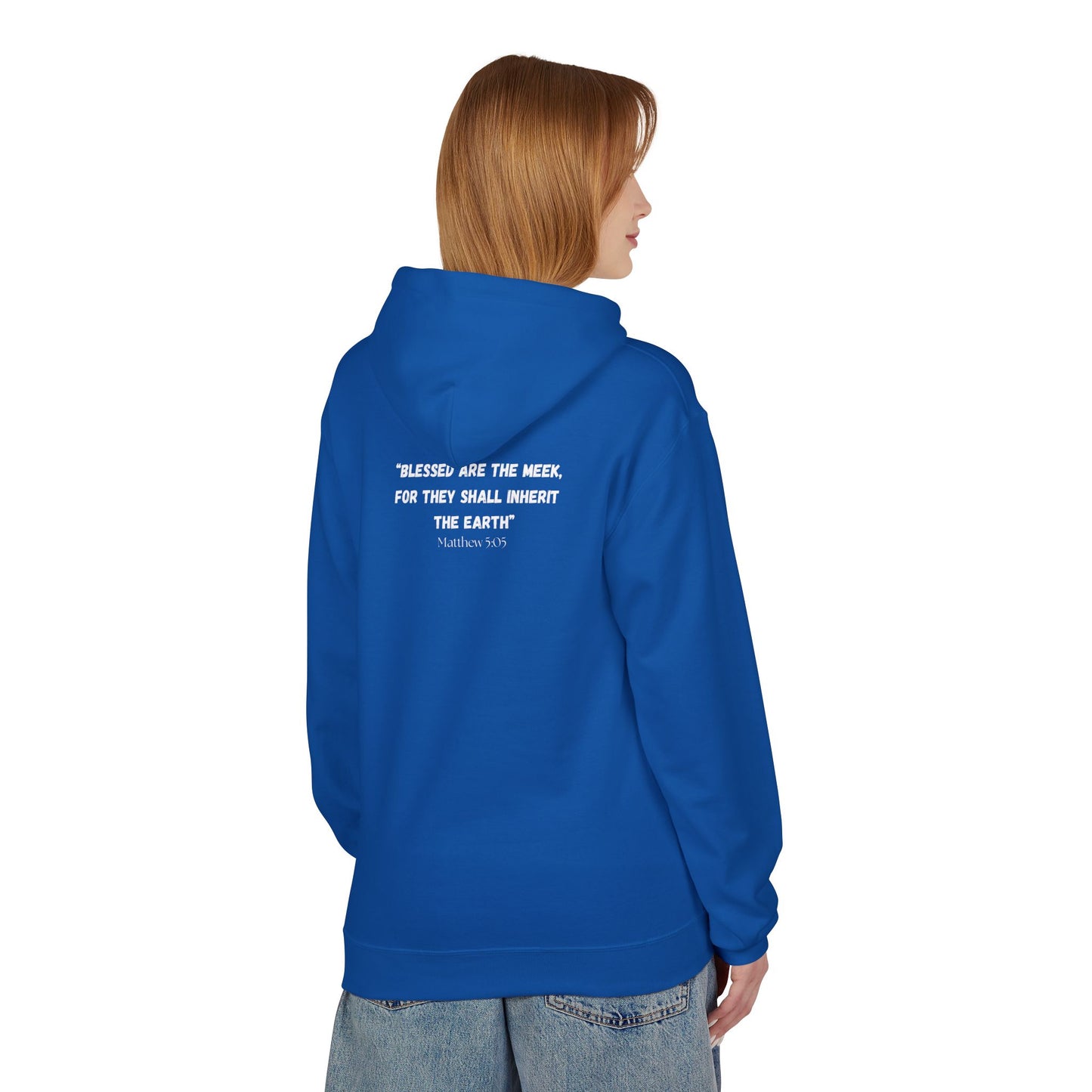 Albuquerque NM Area Code Hoodie - Fleece Hoodie Matthew 5:05