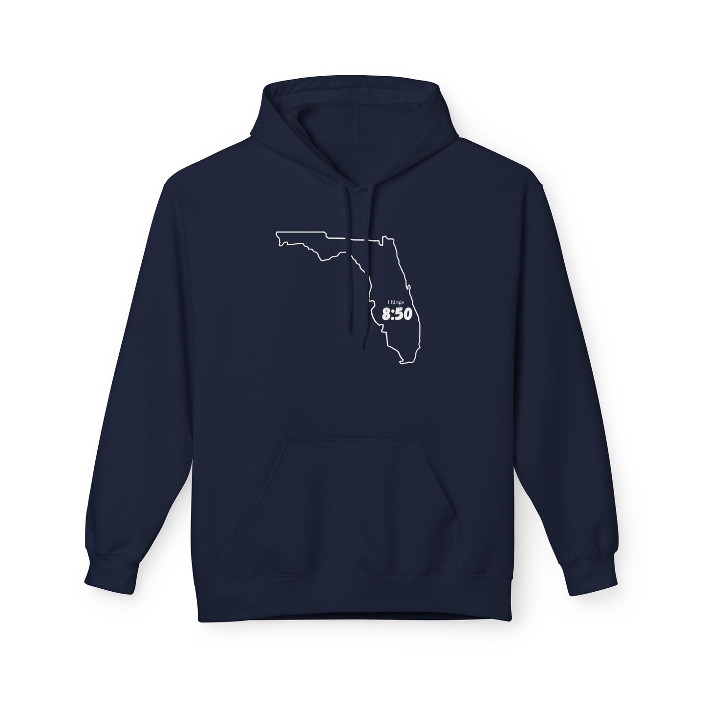 Destin FL Area Code Hoodie - Fleece Hoodie 1 Kings 8:50