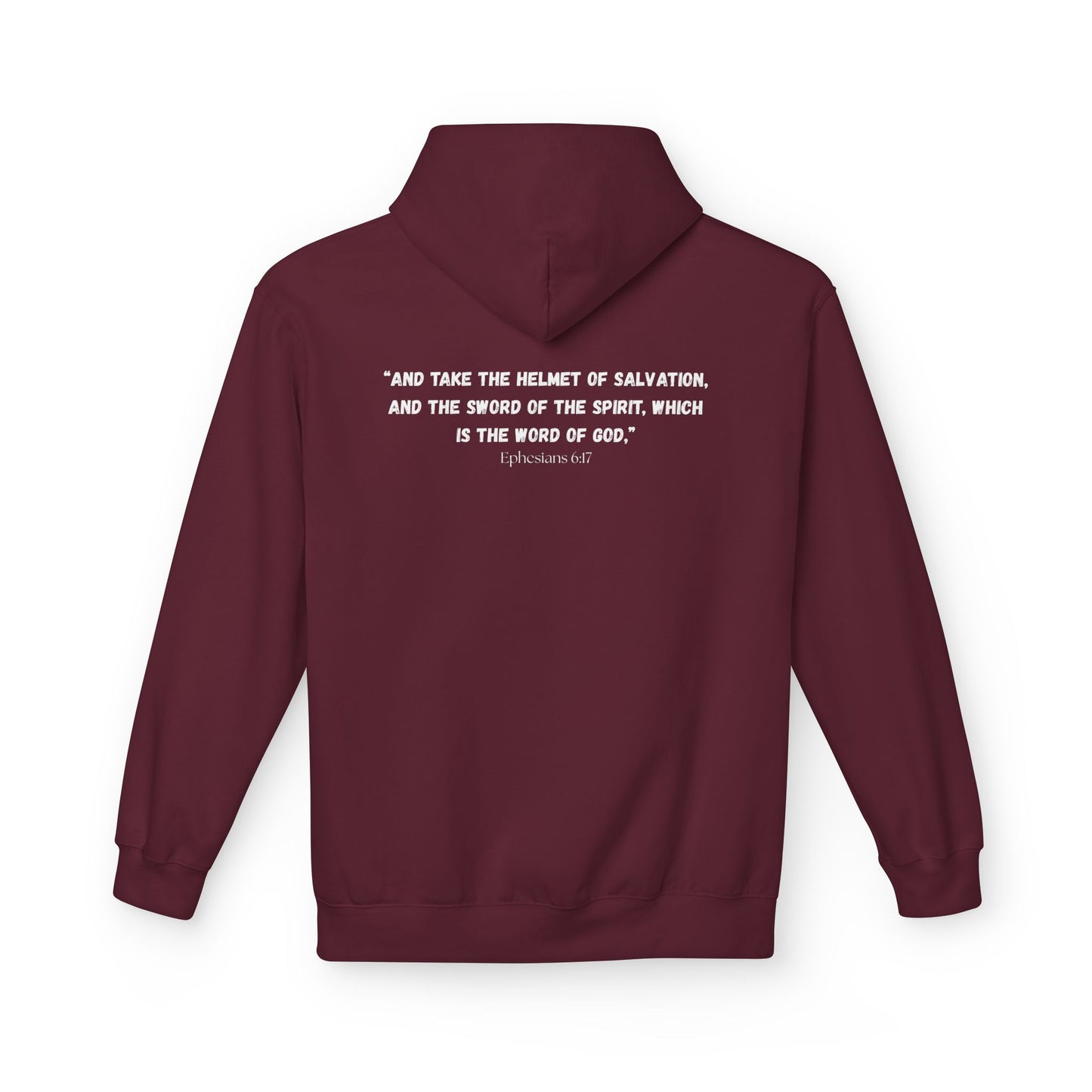 Boston Area Code Hoodie - Fleece Hoodie Ephesians 6:17