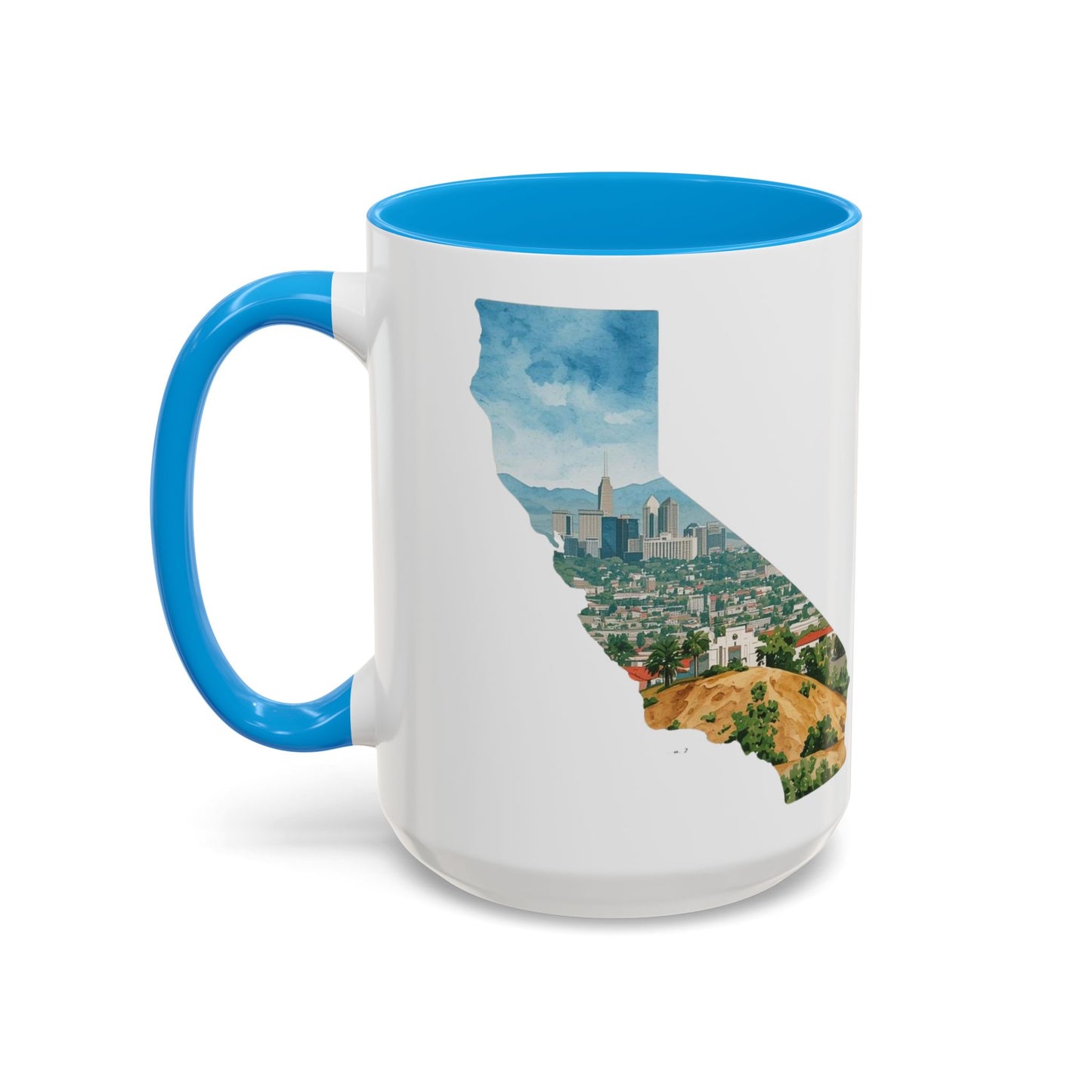 LA Has My Heart Mug — Colorful Ceramic Coffee Cup (11oz, 15oz)