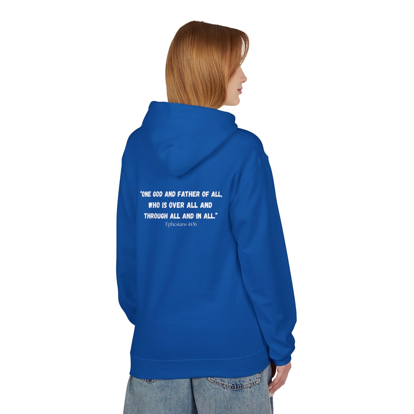Montana Area Code Hoodie - Fleece Hoodie Ephesians 4:06