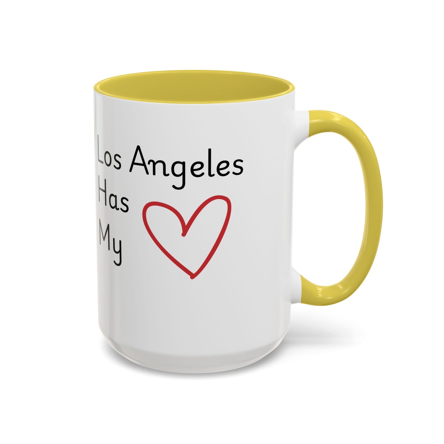 LA Has My Heart Mug — Colorful Ceramic Coffee Cup (11oz, 15oz)