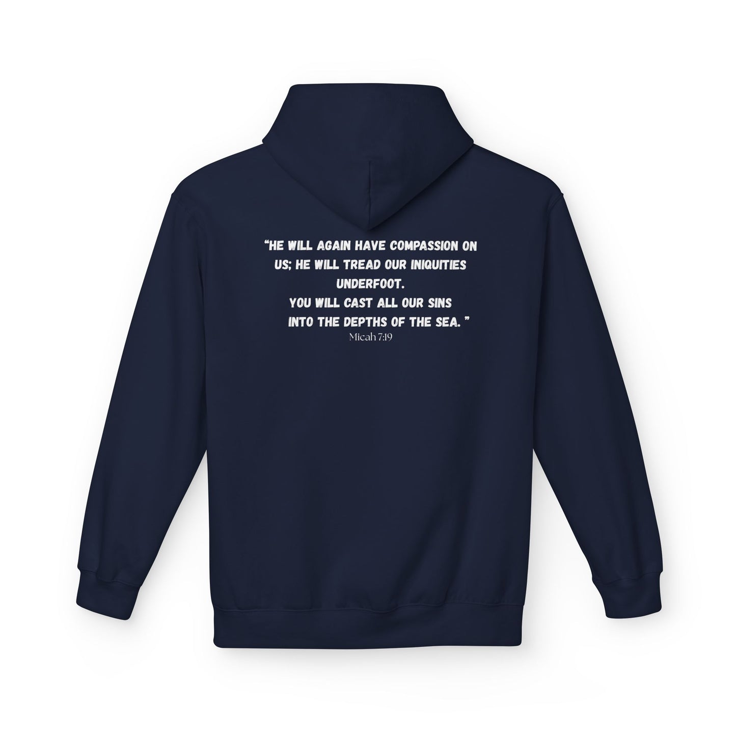 Colorado Springs Area Code Hoodie - Fleece Hoodie Micah 7:19