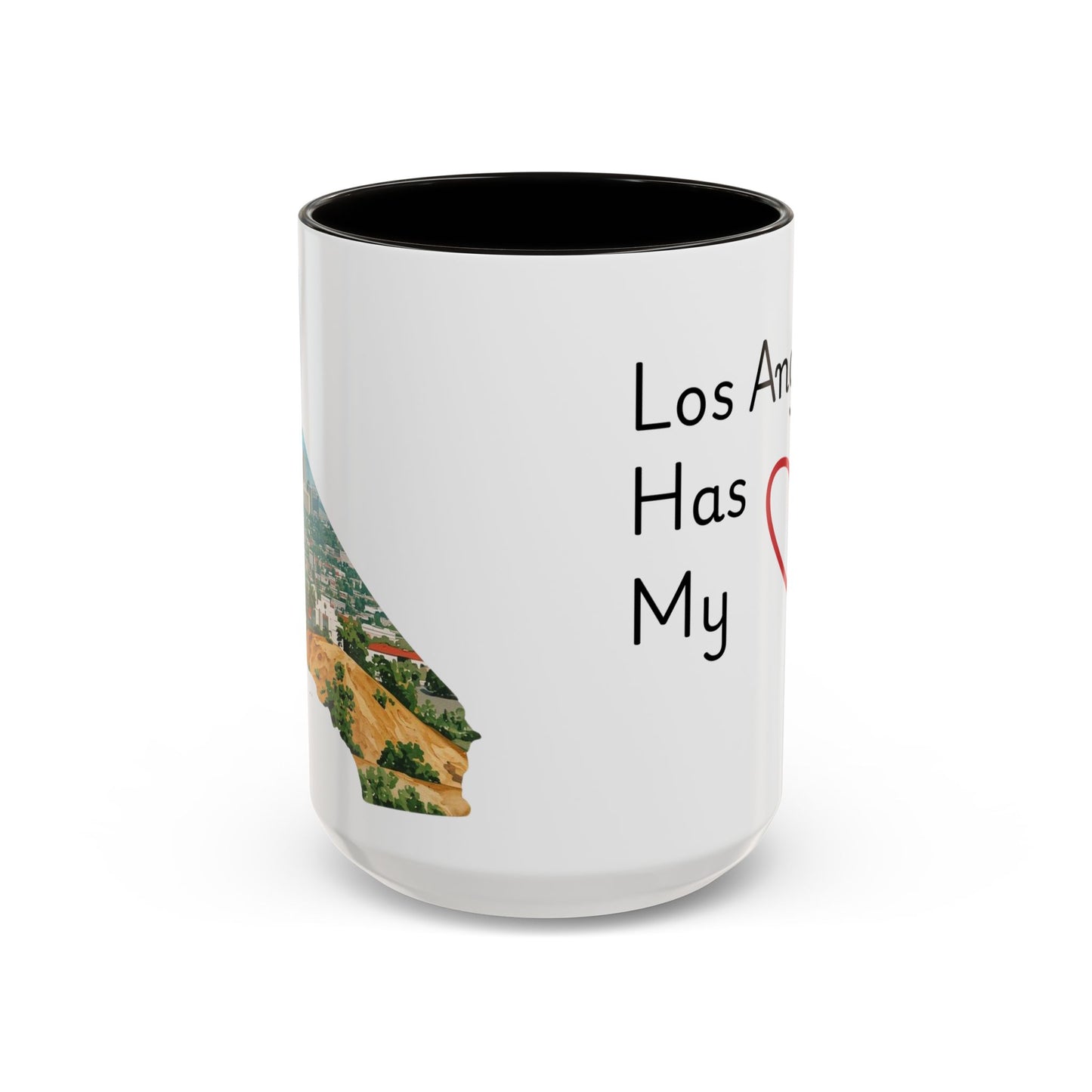 LA Has My Heart Mug — Colorful Ceramic Coffee Cup (11oz, 15oz)