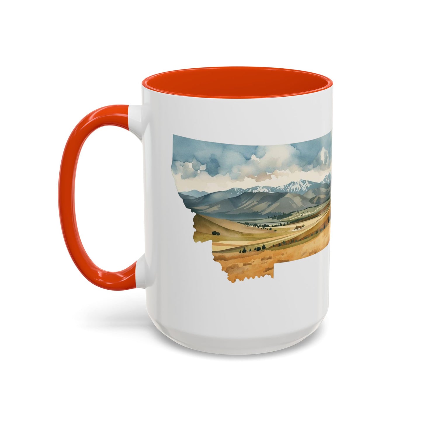 Montana Has My Heart Mug — Colorful Ceramic Coffee Cup (11oz, 15oz)