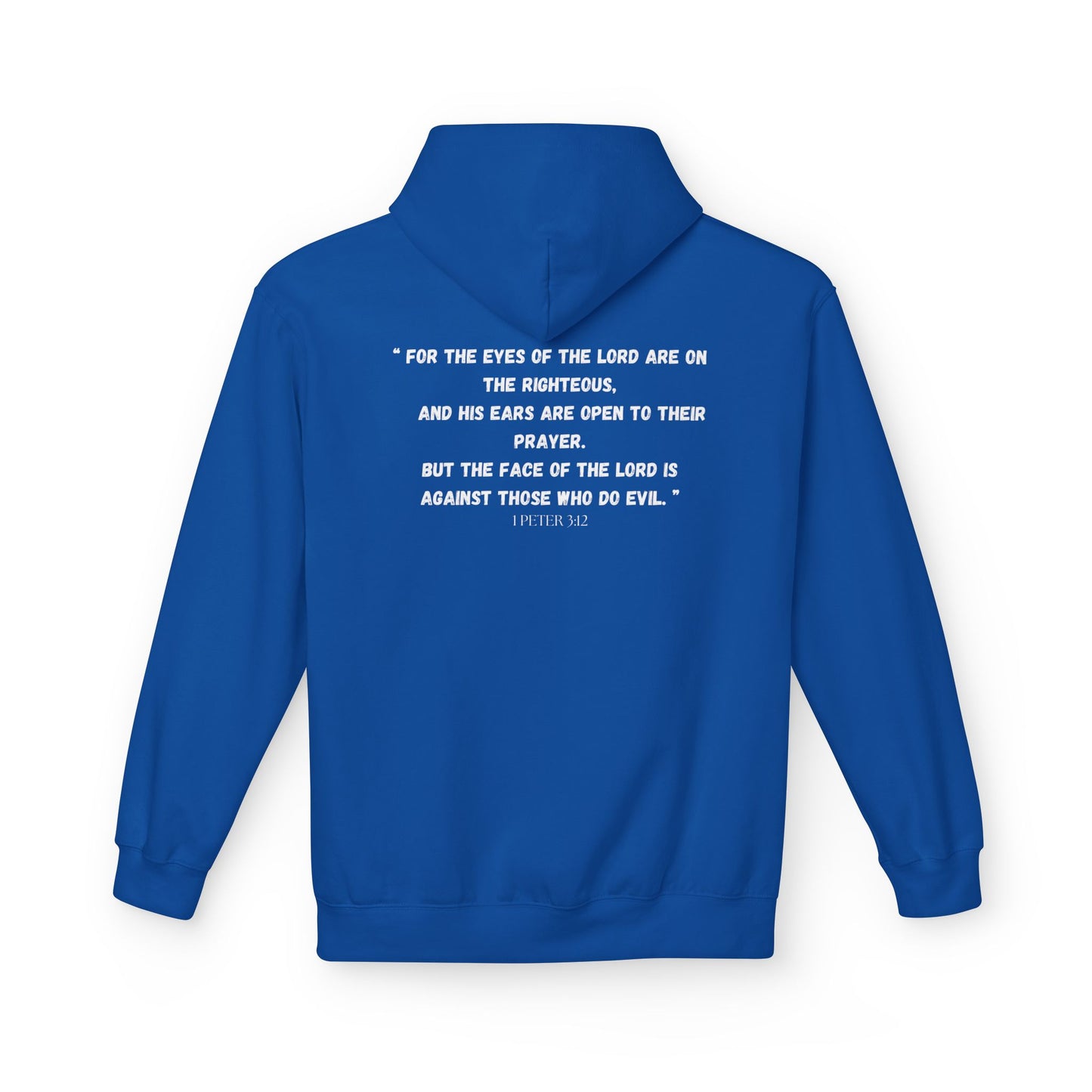 Chicago Area Code Hoodie - Fleece Hoodie 1 Peter 3:12