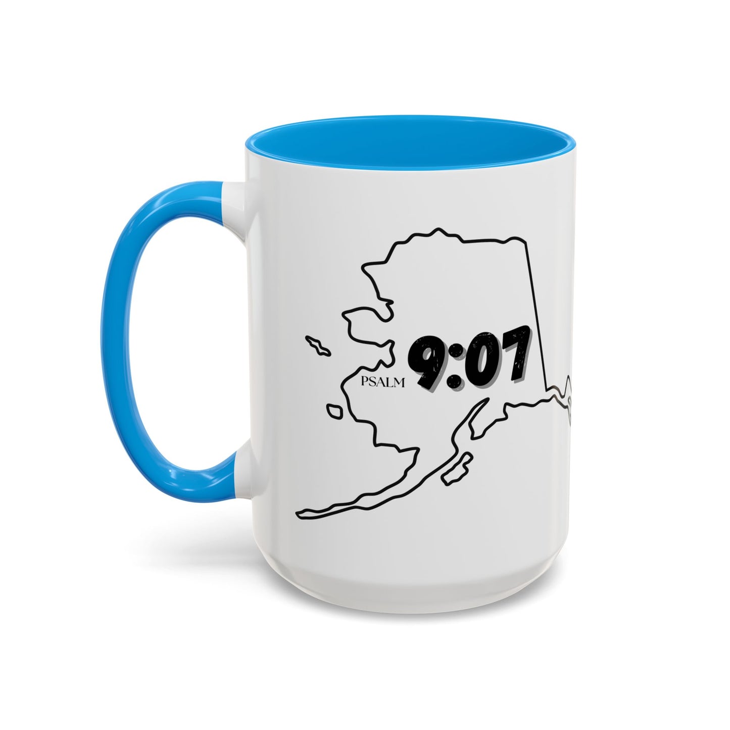 Alaska Area Code Mug, Psalm 9:07