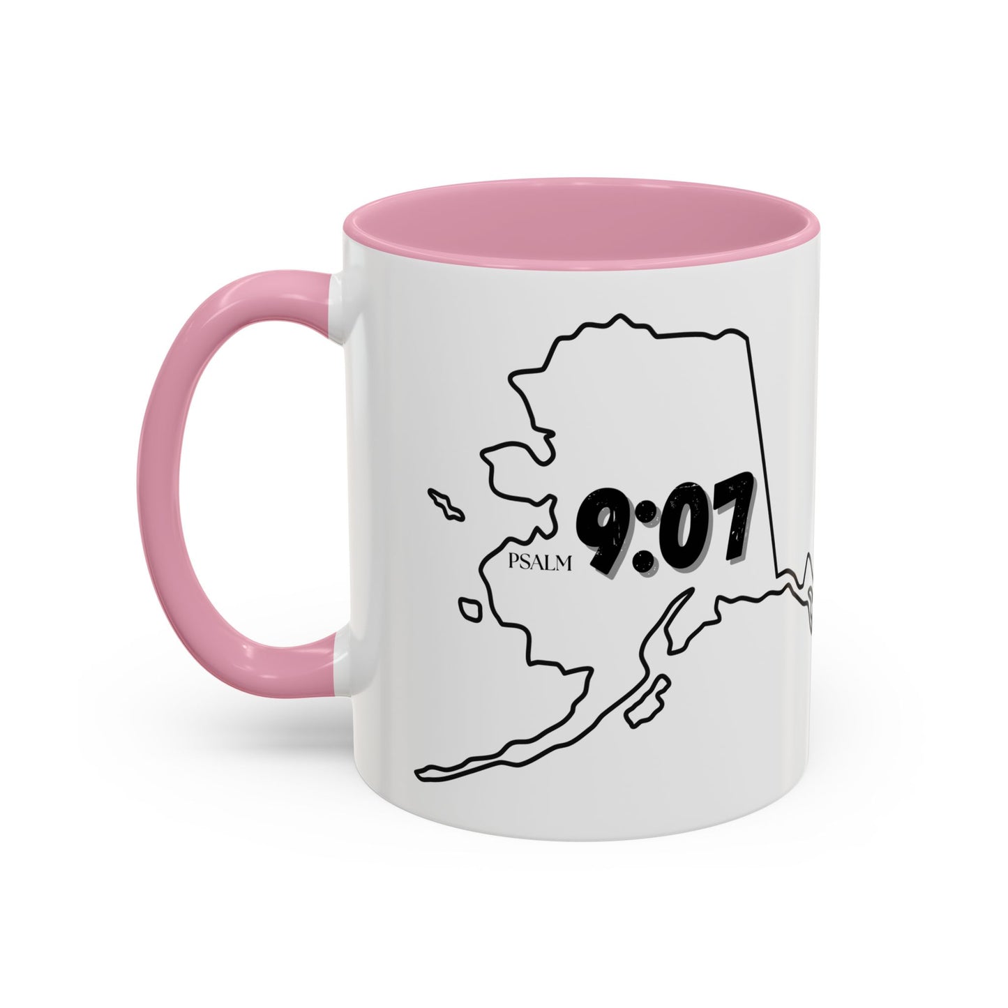 Alaska Area Code Mug, Psalm 9:07