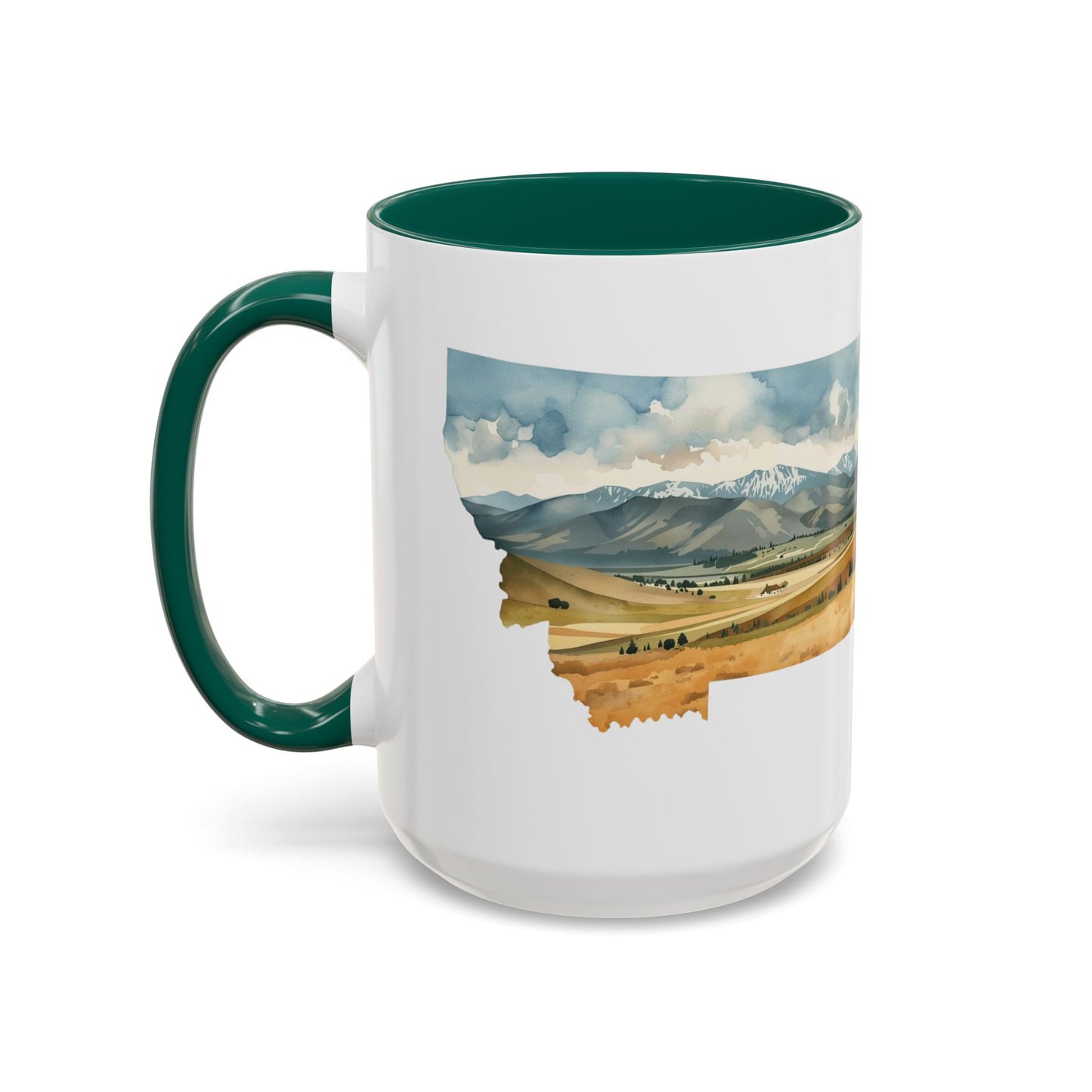 Montana Has My Heart Mug — Colorful Ceramic Coffee Cup (11oz, 15oz)