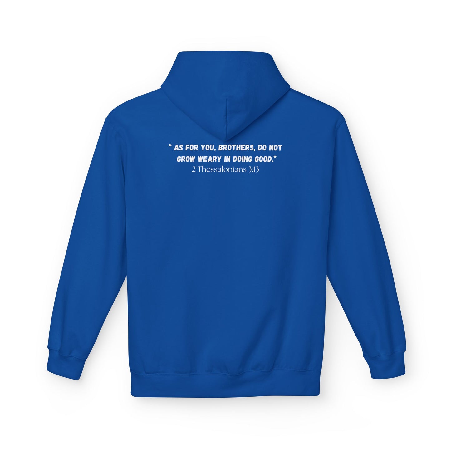 Detroit MI Area Code Hoodie - Fleece Hoodie 2 Thessalonians 3:13