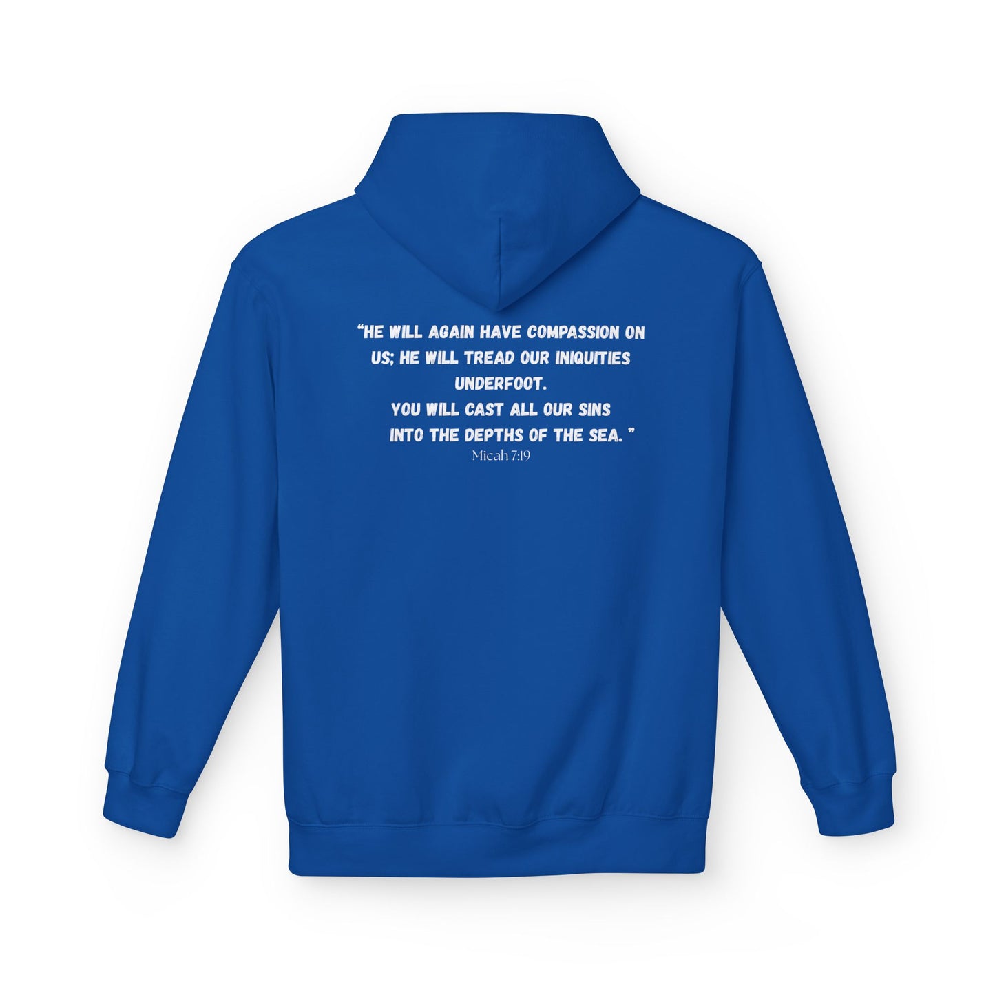 Colorado Springs Area Code Hoodie - Fleece Hoodie Micah 7:19