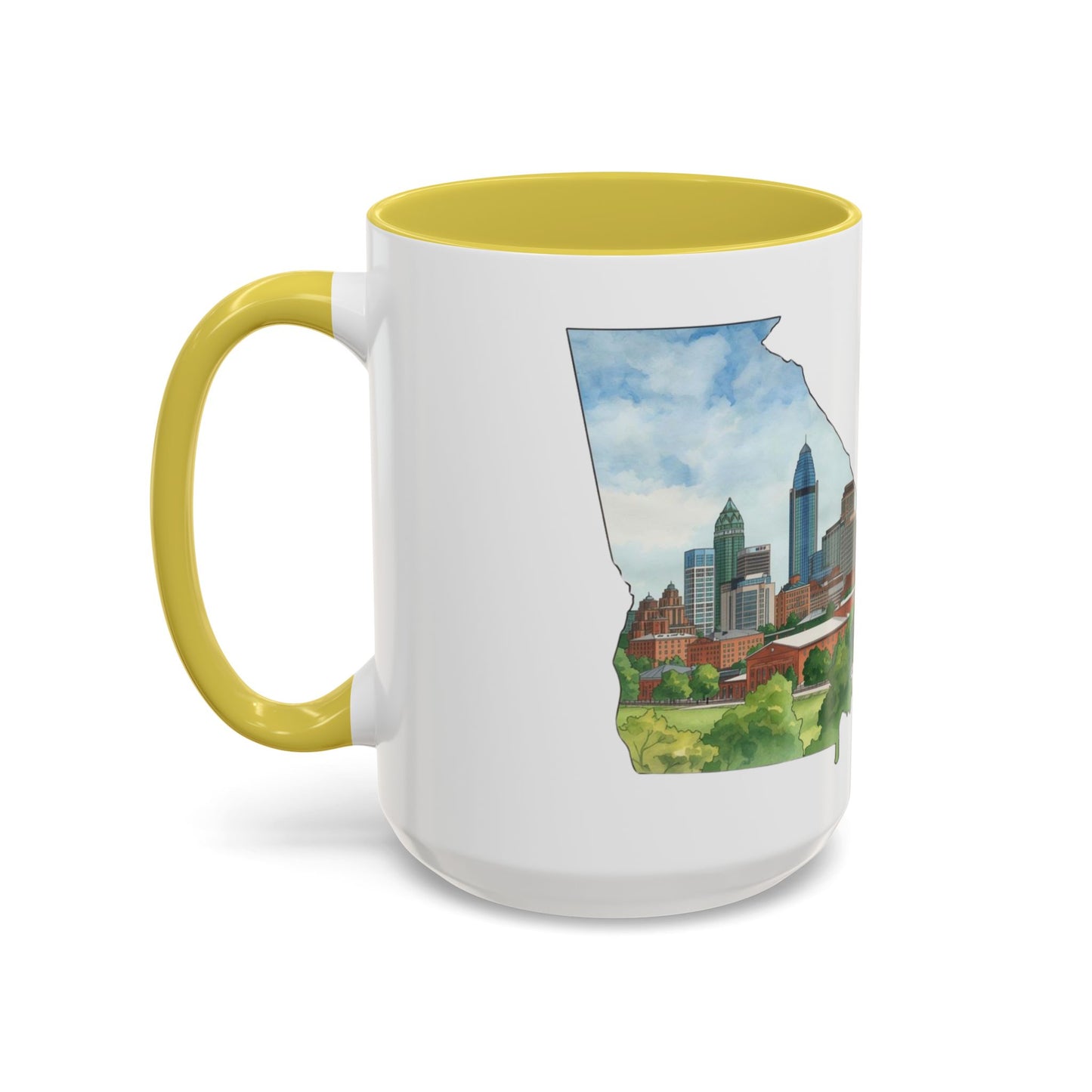 Atlanta Has My Heart Mug — Colorful Ceramic Coffee Cup (11oz, 15oz)
