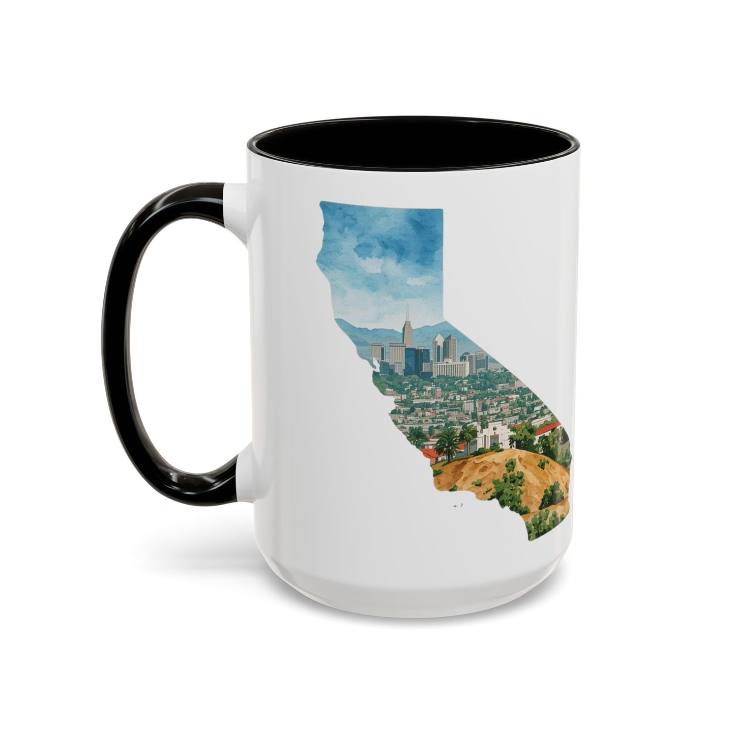LA Has My Heart Mug — Colorful Ceramic Coffee Cup (11oz, 15oz)