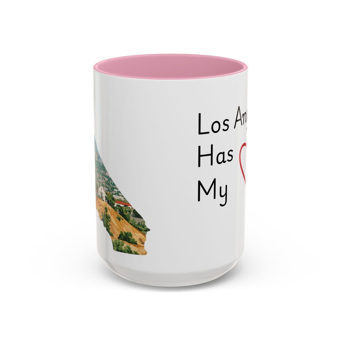 LA Has My Heart Mug — Colorful Ceramic Coffee Cup (11oz, 15oz)