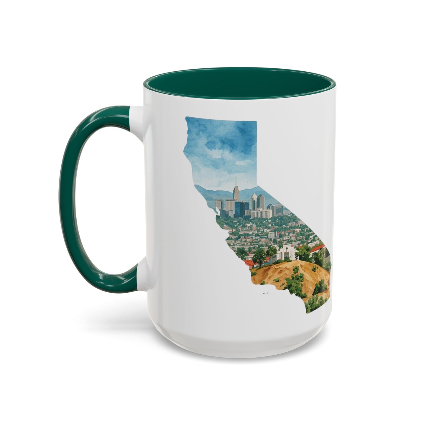 LA Has My Heart Mug — Colorful Ceramic Coffee Cup (11oz, 15oz)