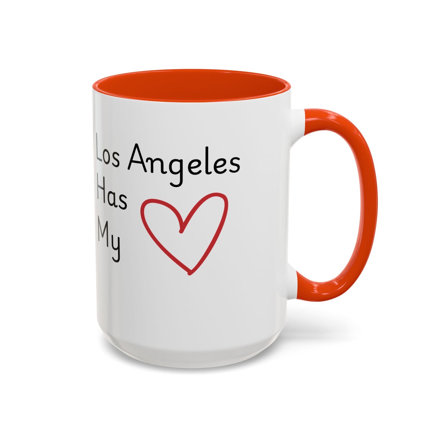 LA Has My Heart Mug — Colorful Ceramic Coffee Cup (11oz, 15oz)