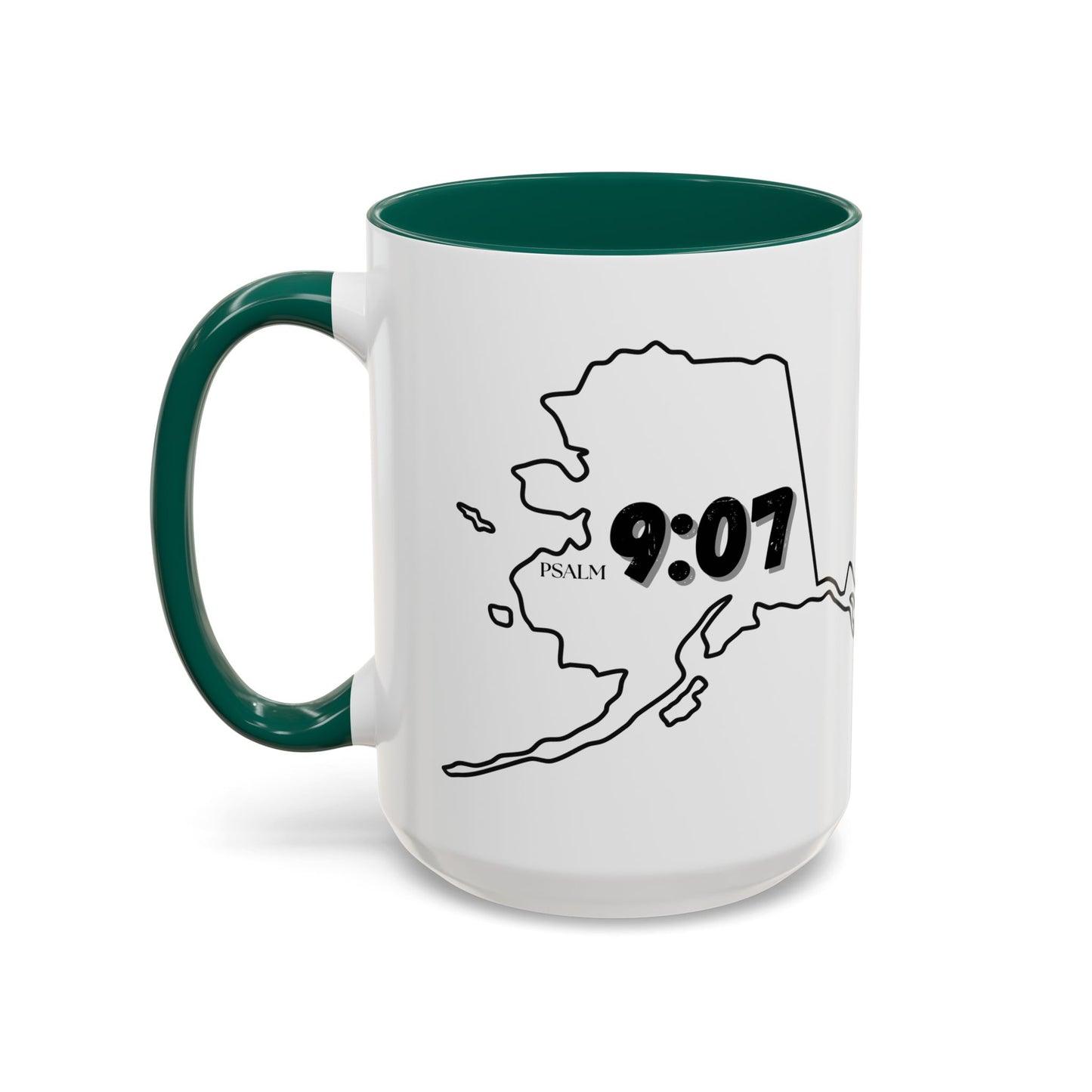 Alaska Area Code Mug, Psalm 9:07