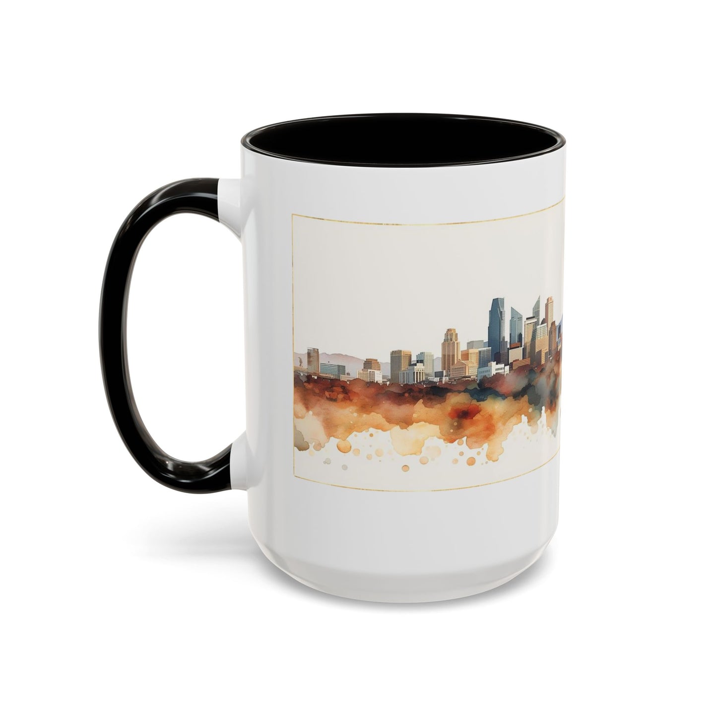 Denver Has My Heart Mug — Colorful Ceramic Coffee Cup (11oz, 15oz)