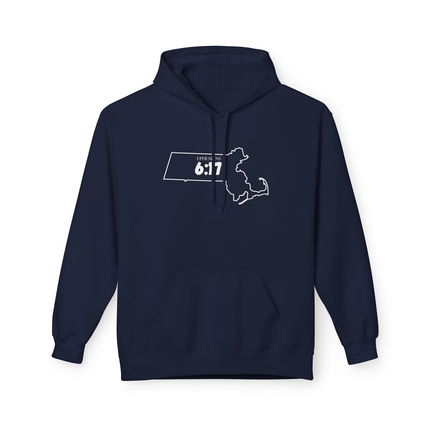 Boston Area Code Hoodie - Fleece Hoodie Ephesians 6:17