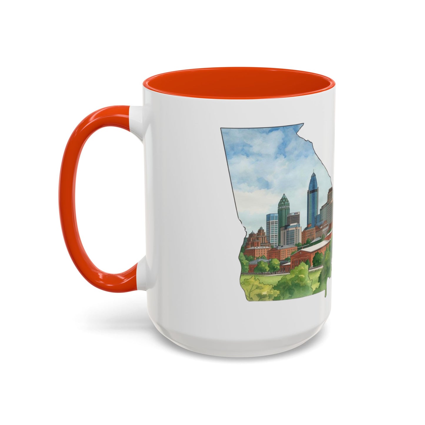 Atlanta Has My Heart Mug — Colorful Ceramic Coffee Cup (11oz, 15oz)
