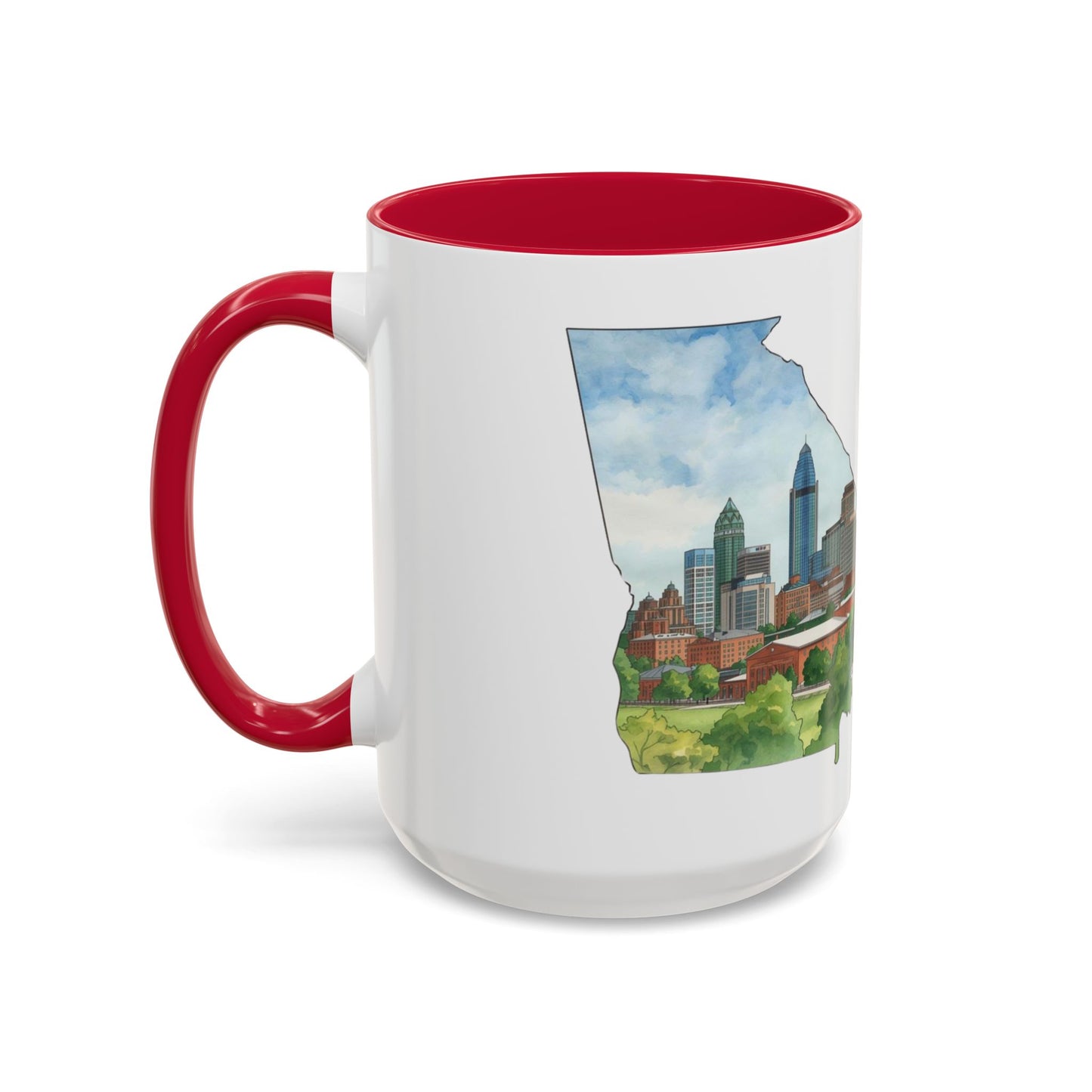 Atlanta Has My Heart Mug — Colorful Ceramic Coffee Cup (11oz, 15oz)