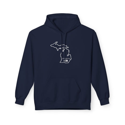 Grand Rapids MI Area Code Hoodie - Fleece Hoodie Ephesians 6:16