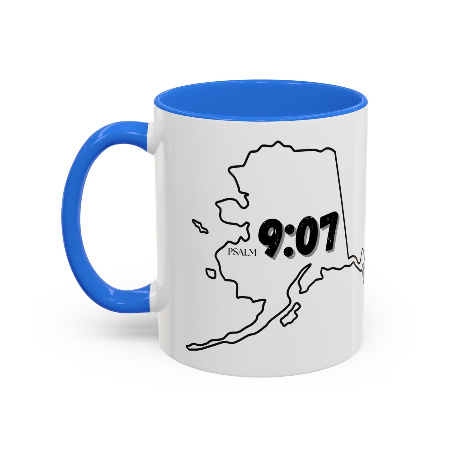 Alaska Area Code Mug, Psalm 9:07