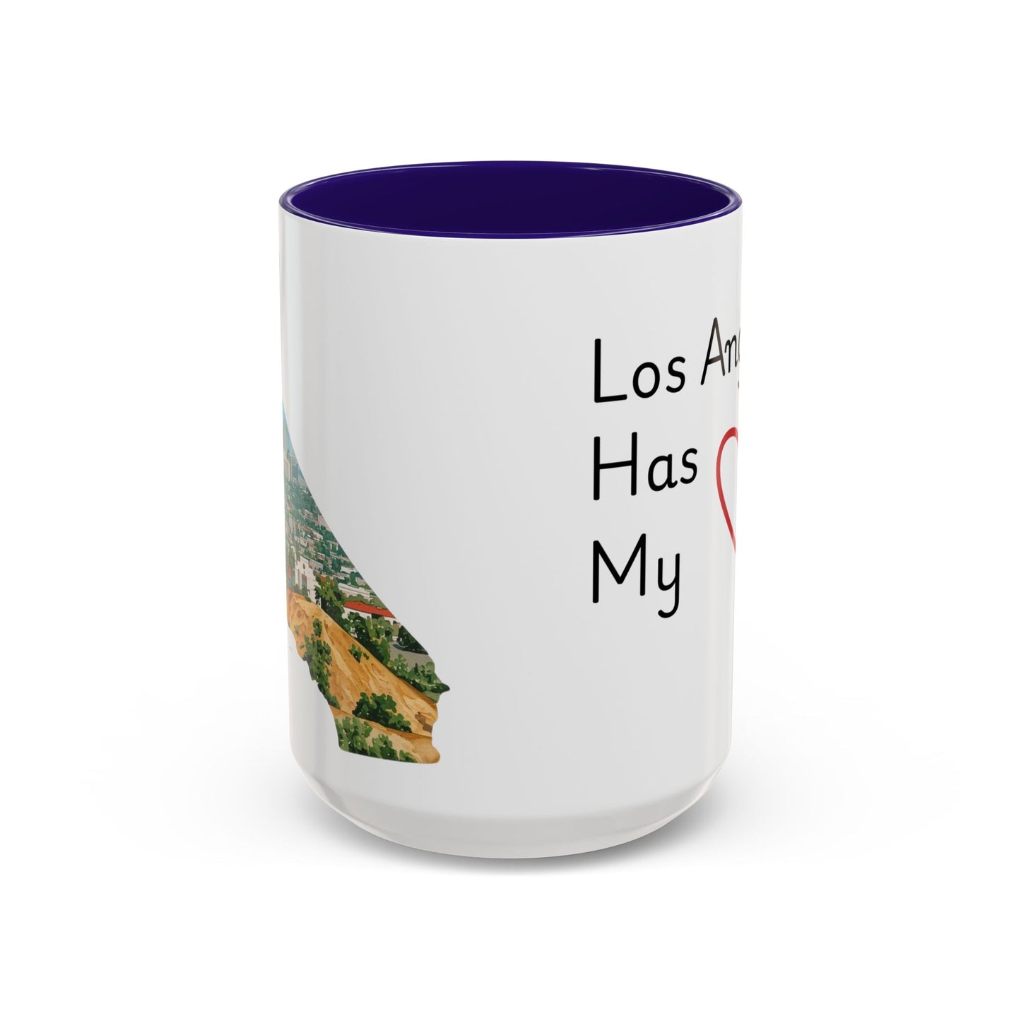 LA Has My Heart Mug — Colorful Ceramic Coffee Cup (11oz, 15oz)